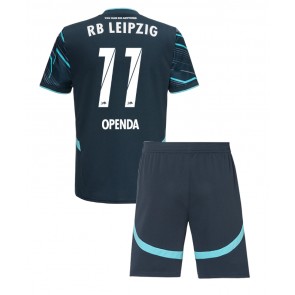 RB Leipzig Lois Openda #11 Dětské Alternativní dres komplet 2024-25 Krátký Rukáv (+ trenýrky)